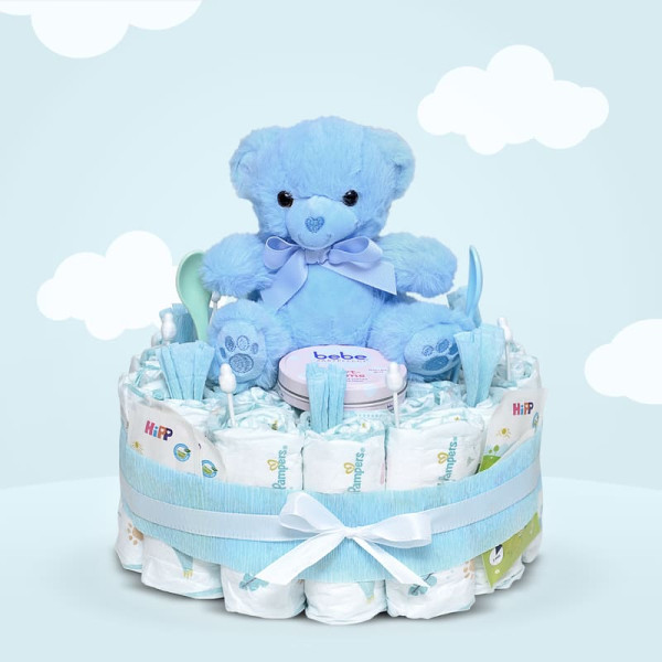 Windeltorte Teddybär Junge