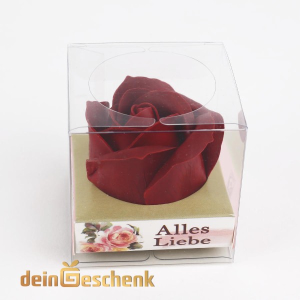 Liebesgeschenk - schenke eine Rote Rose mit Wunsch deiner Freundin