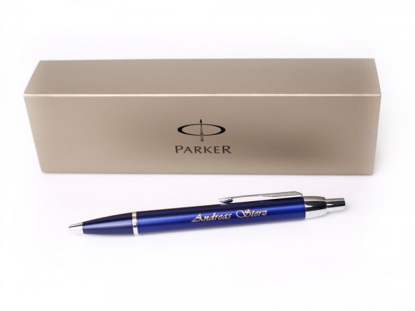 Parker Deluxe mit gravur Kugelschreiber aus Edelharz Geschenkbox Modell !!!